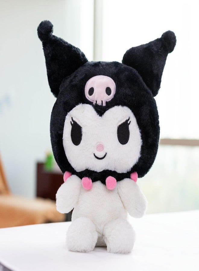 Mirada Sanrio Kuromi Soft Plush Toy - 20cm | Official Licensed Black Stuffed Doll for Kids & Girls | Cute Collectible Anime Character Plushie | Ideal Gift for Birthday, Christmas & Diwali - Image 2
